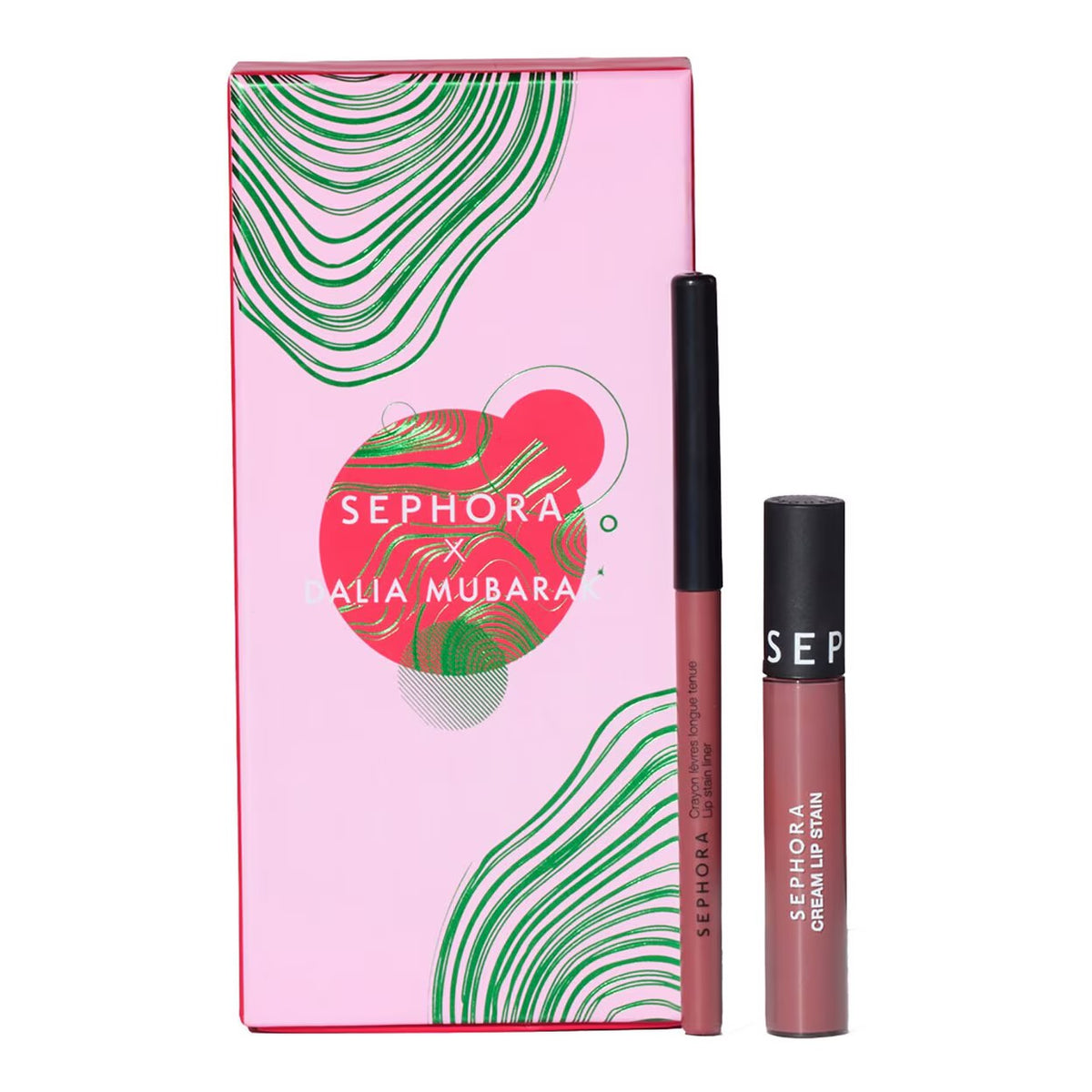 Sephora X Dalia Mubarak lip duo set