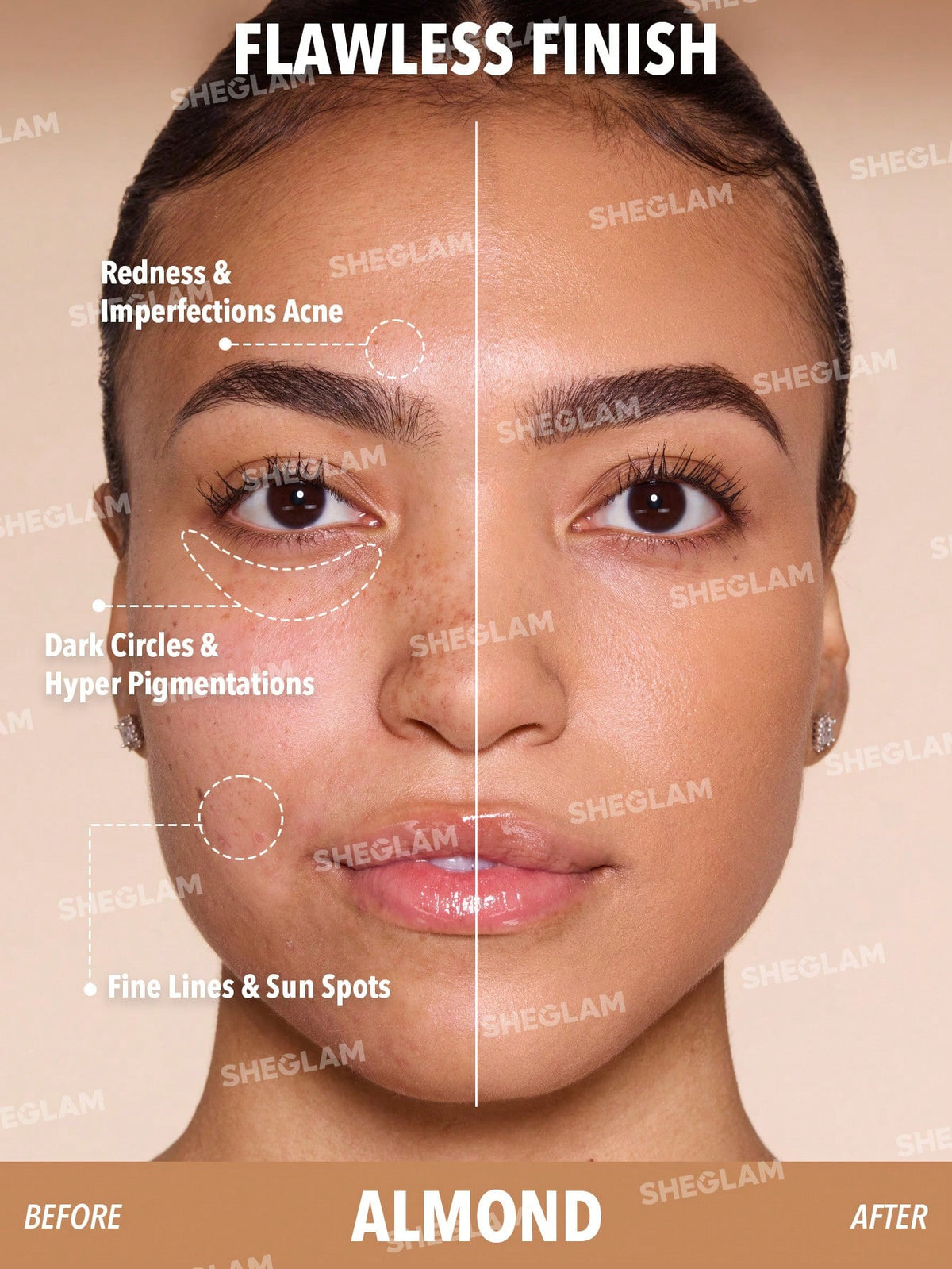 sheglam skin magnet high coverage foundation stick