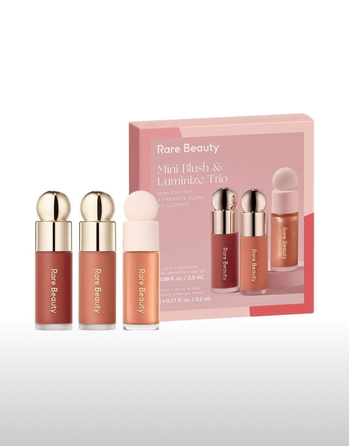 Rare Beauty Mini Blush & Luminize Trio