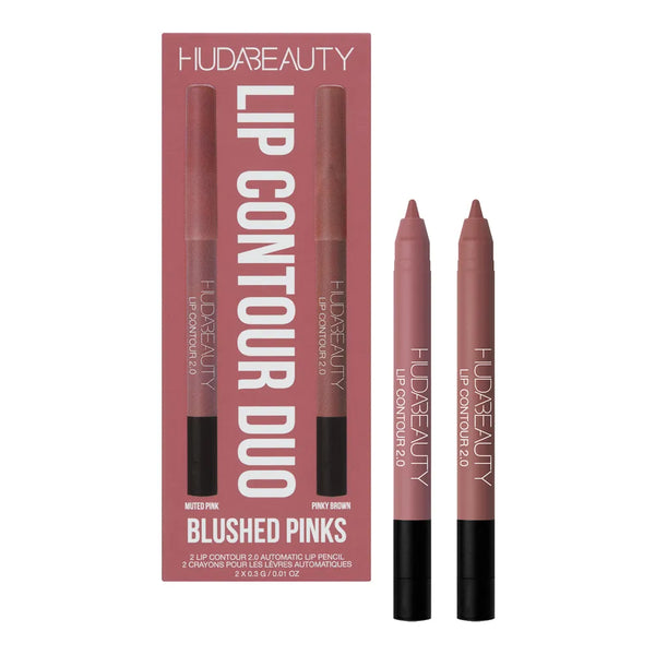 Huda Beauty Lip Contour Blushed Pink Duo