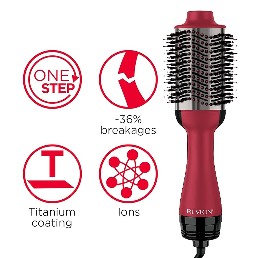 Revlon Salon One-Step Hair Dryer and Volumiser Titanium (limited edition)
