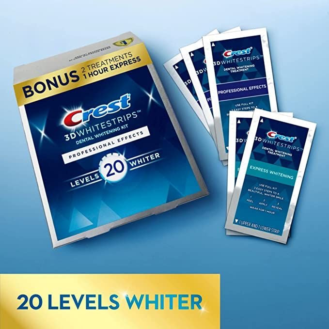 Crest 3D Dental Whitening strips ( sold separately )