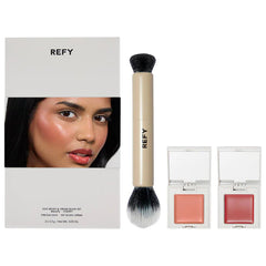 REFY DUO BRUSH + BLUSH SET