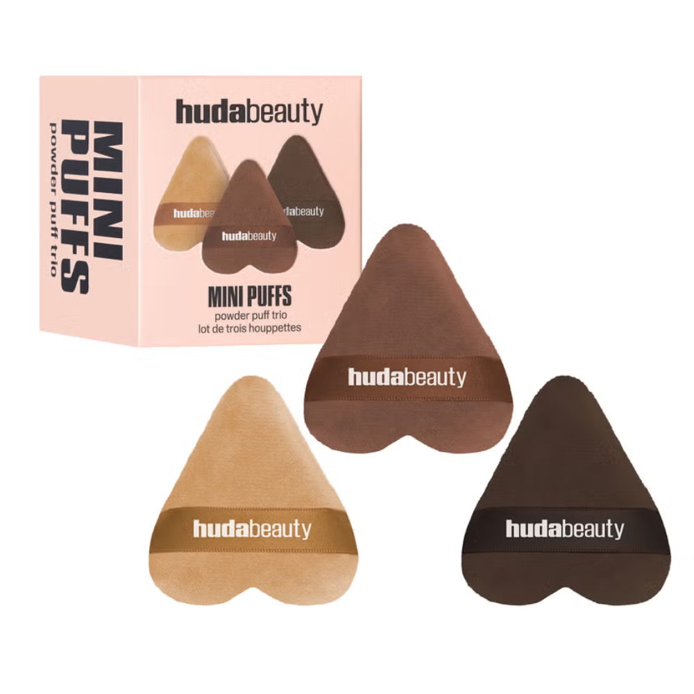 Huda Beauty Mini Puffs Powder Puff Trio