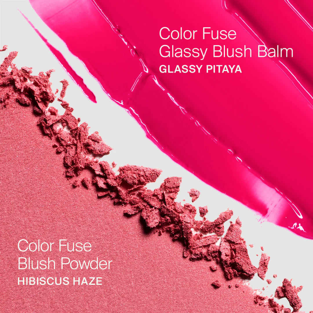 HAUSLABS COLOR FUSE INNOVATION GLASSY BALM + POWDER BLUSH DUO