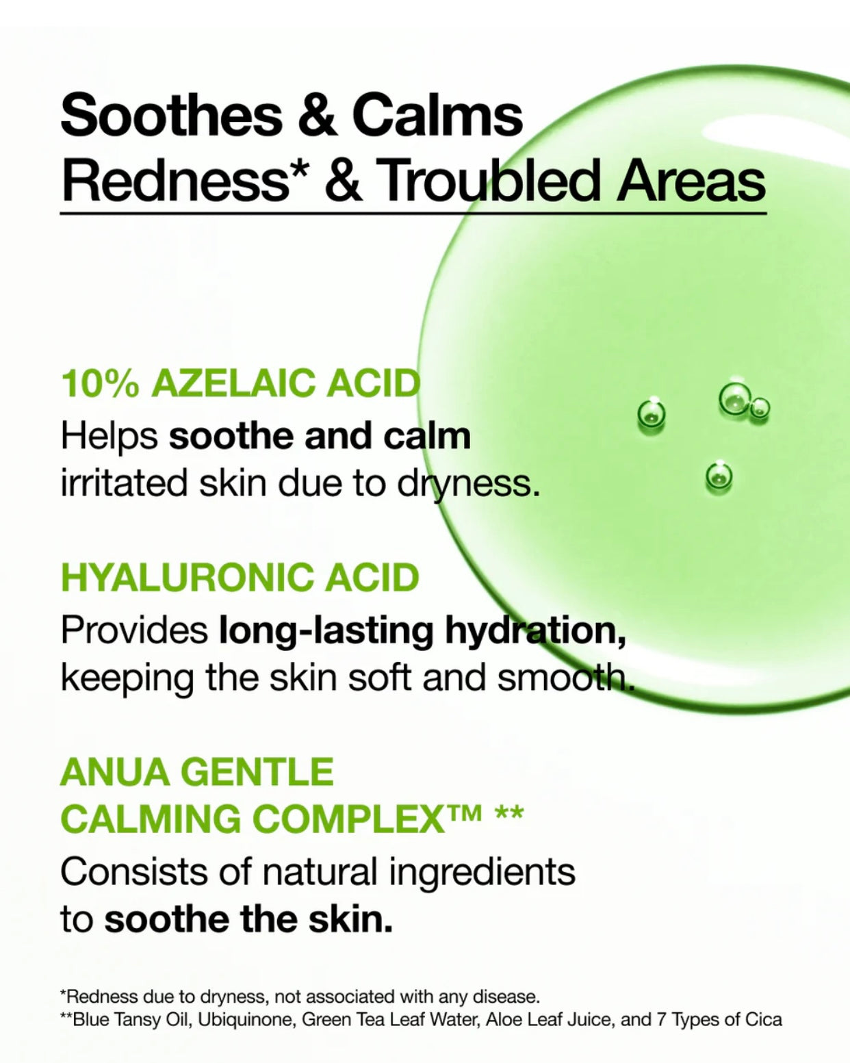 Anua Azelaic Acid 10+ Hyaluron Redness Soothing Serum