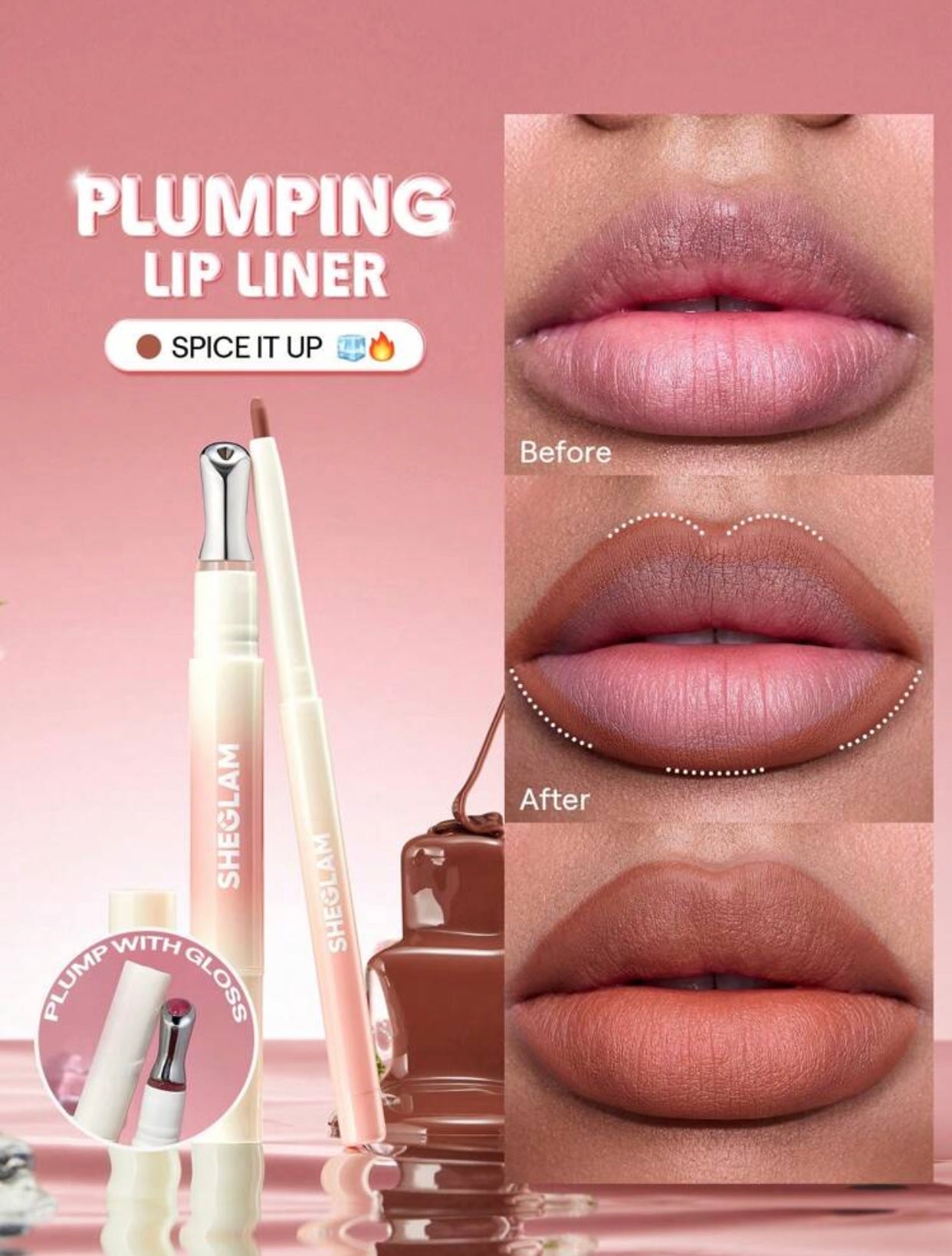 Sheglam bold booster plumbing lipliner