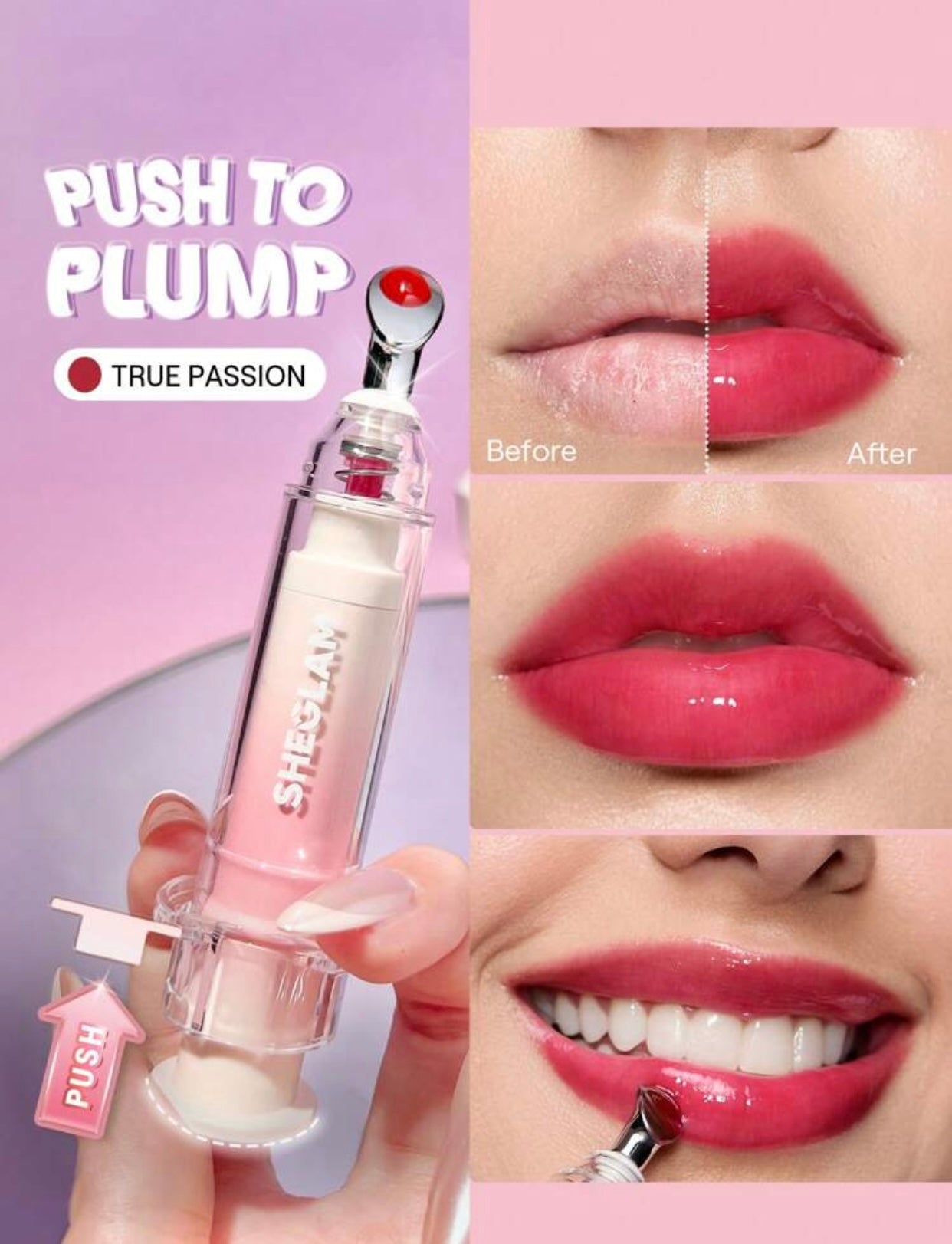 Sheglam Booster shine plumbing lip gloss