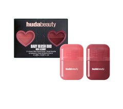 Huda Beauty Baby Blush Duo Rose And Berry