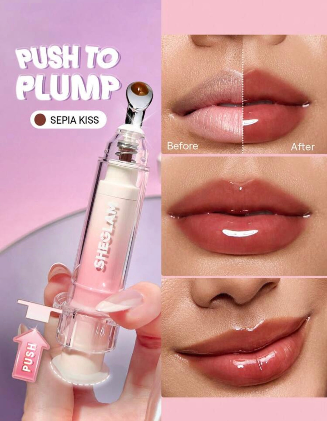 Sheglam Booster shine plumbing lip gloss