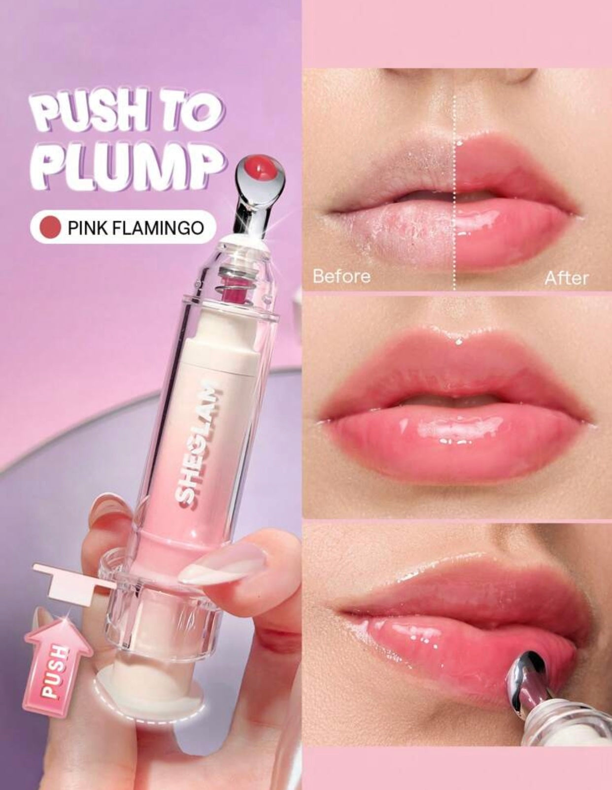 Sheglam Booster shine plumbing lip gloss