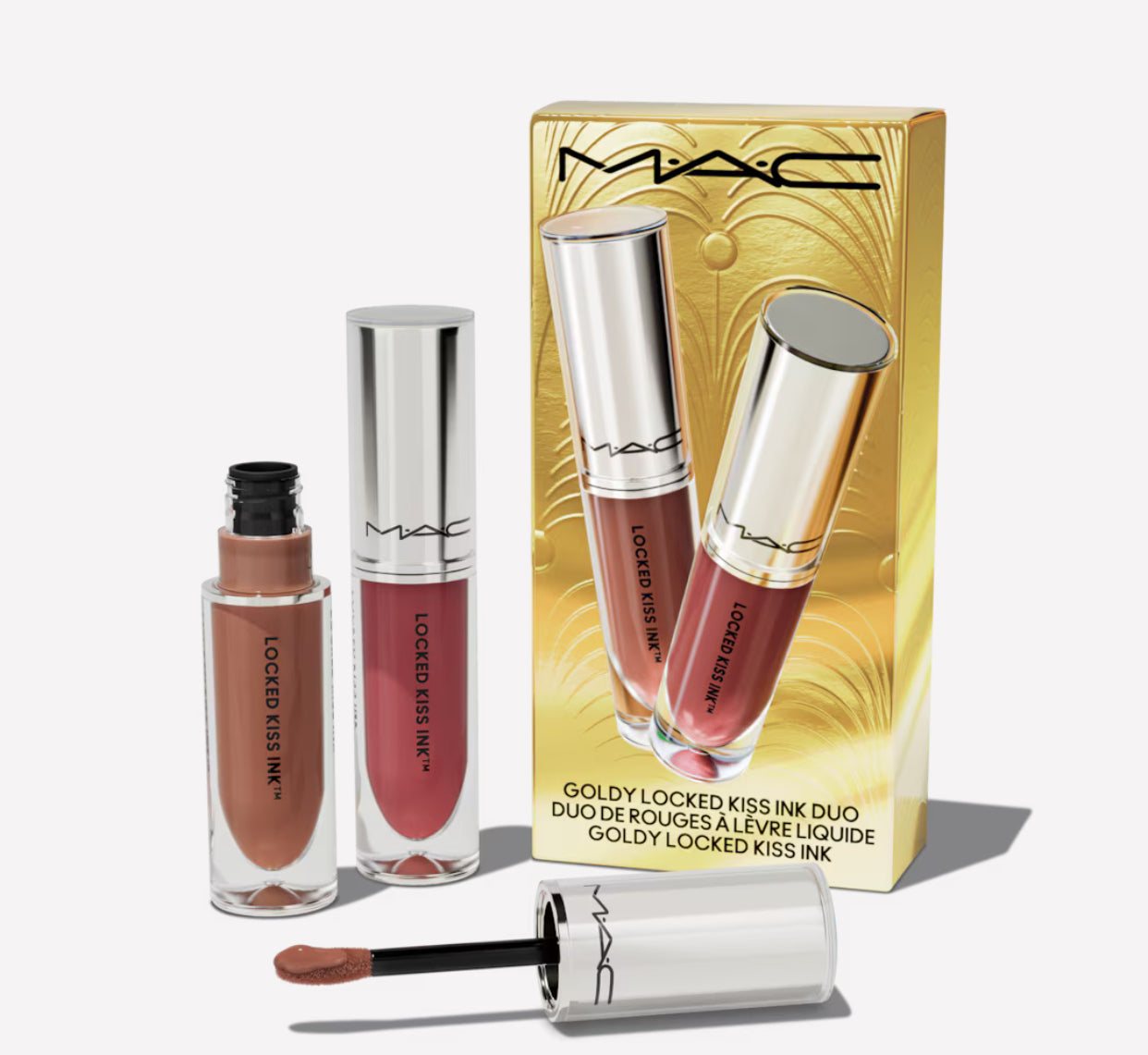 MAC GOLDY LOCKED KISS INK DUO Havenly Cosmetics MAC GOLDY LOCKED KISS INK DUO Havenly Cosmetics