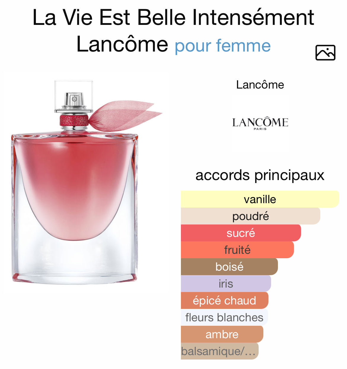 Lancôme La Vie Est Belle Intensément Eau de Parfum for women