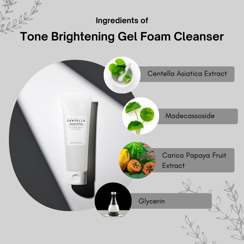 SKIN1004 Skin 1004 Madagascar Centella Tone Brightening Cleansing Gel Foam