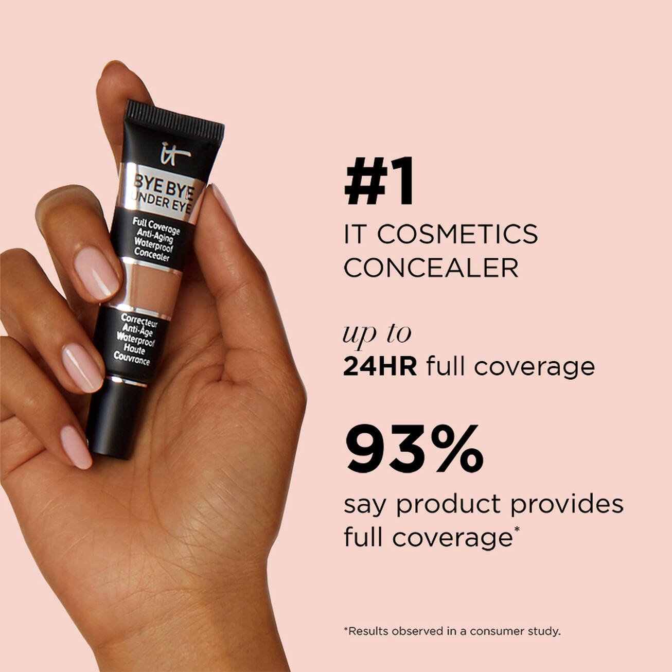 IT Cosmetics Bye Bye Under Eye Full Coverage Anti-Aging Waterproof Concealer(mini size)