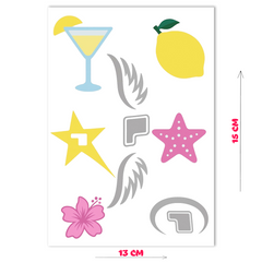 Rhode Lemon & Summer Vibes Sticker Pack