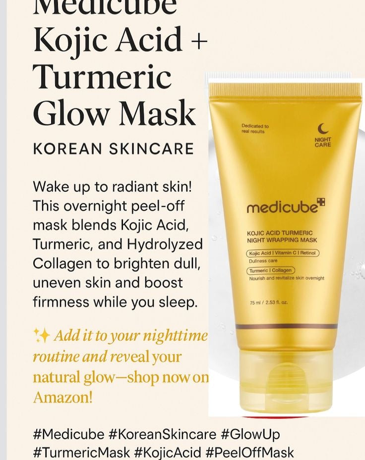 Medicube kojic acid turmeric night wrapping mask