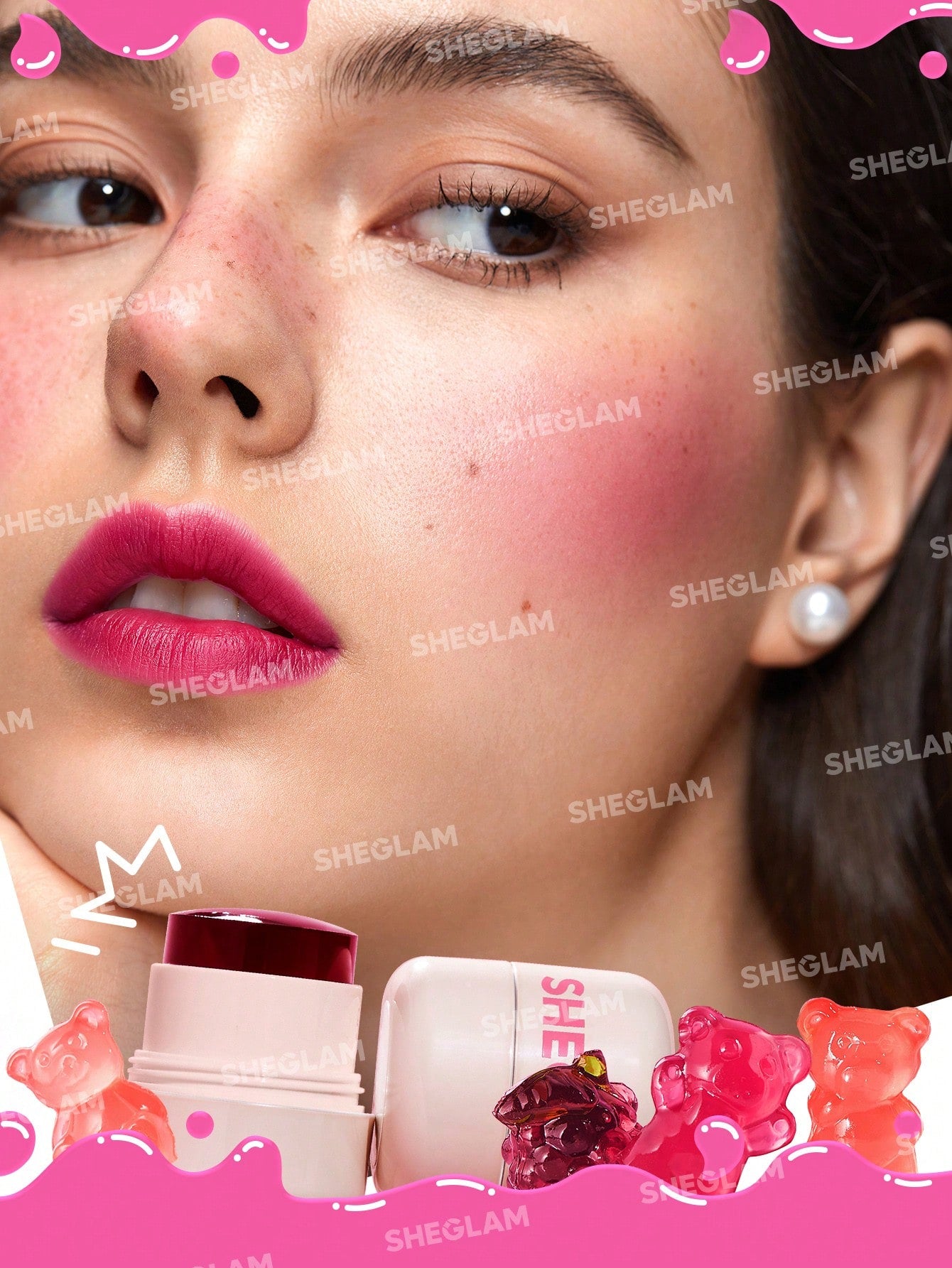 SHEGLAM Jelly-Licious Hydrating Lip & Blush Tint