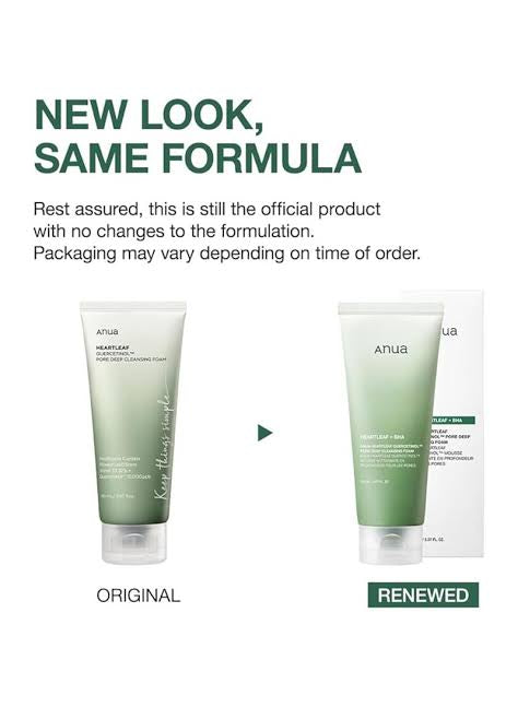Anua Heartleaf Quercetinol Pore Deep Cleansing Foam