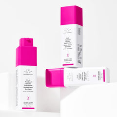 Drunk Elephant T.L.C. Framboos Glycolic Night Serum, an exfoliating AHA/BHA night serum
