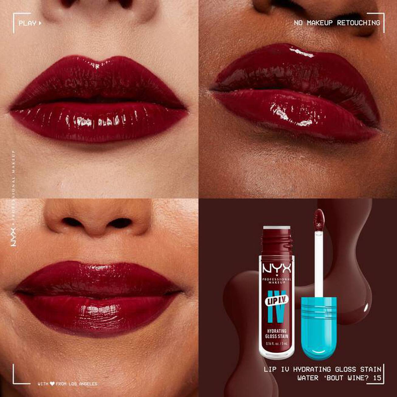 NYX LIP I.V. HYDRATING LIP GLOSS STAIN