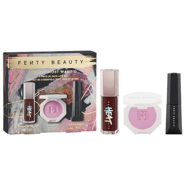 Fenty Beauty by Rihanna Fenty's Most Want'd: 3-Piece Lip, Face + Eye Kit (LIMITED EDITION)