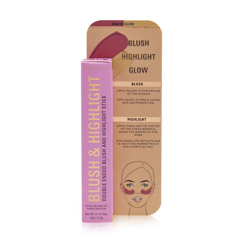 Revolution Beauty London, Blush and Highlight Stick