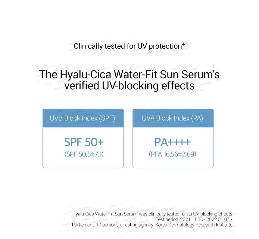 SKIN1004 - Madagascar Centella Hyalu-Cica Water-Fit Sun Serum