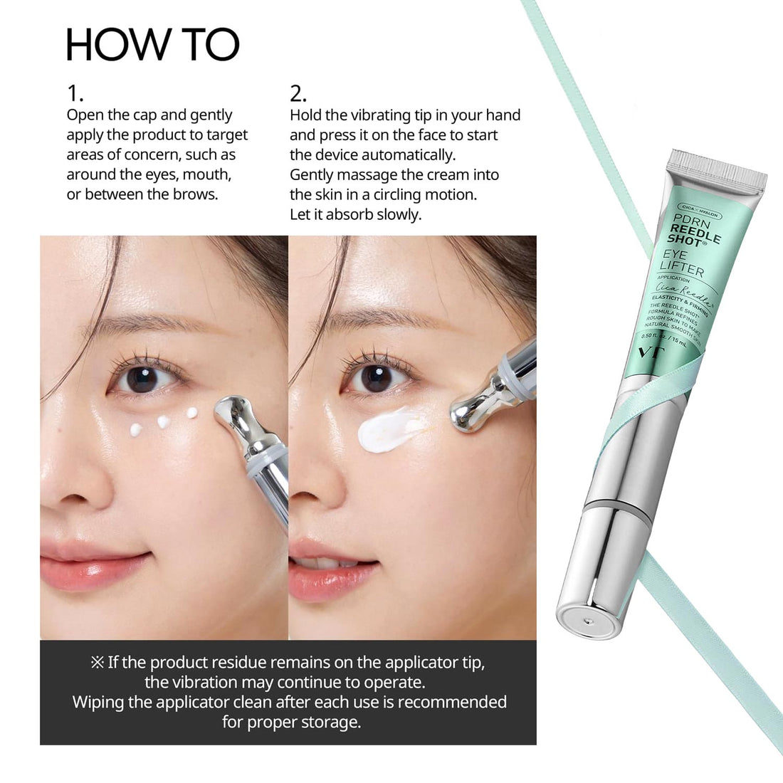 VT Cosmetics PDRN Reedle Shot Eye Lifter