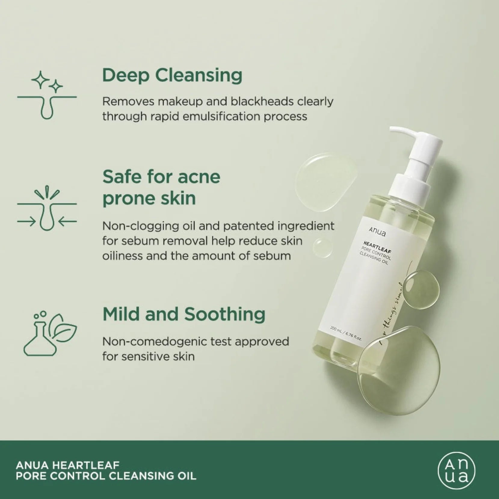 Anua Heartleaf Pore Control Cleansing Oil