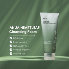 Anua Heartleaf Quercetinol Pore Deep Cleansing Foam