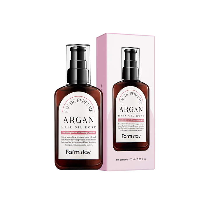 Farmstay Eau De Perfume Argan Hair Oil Rose