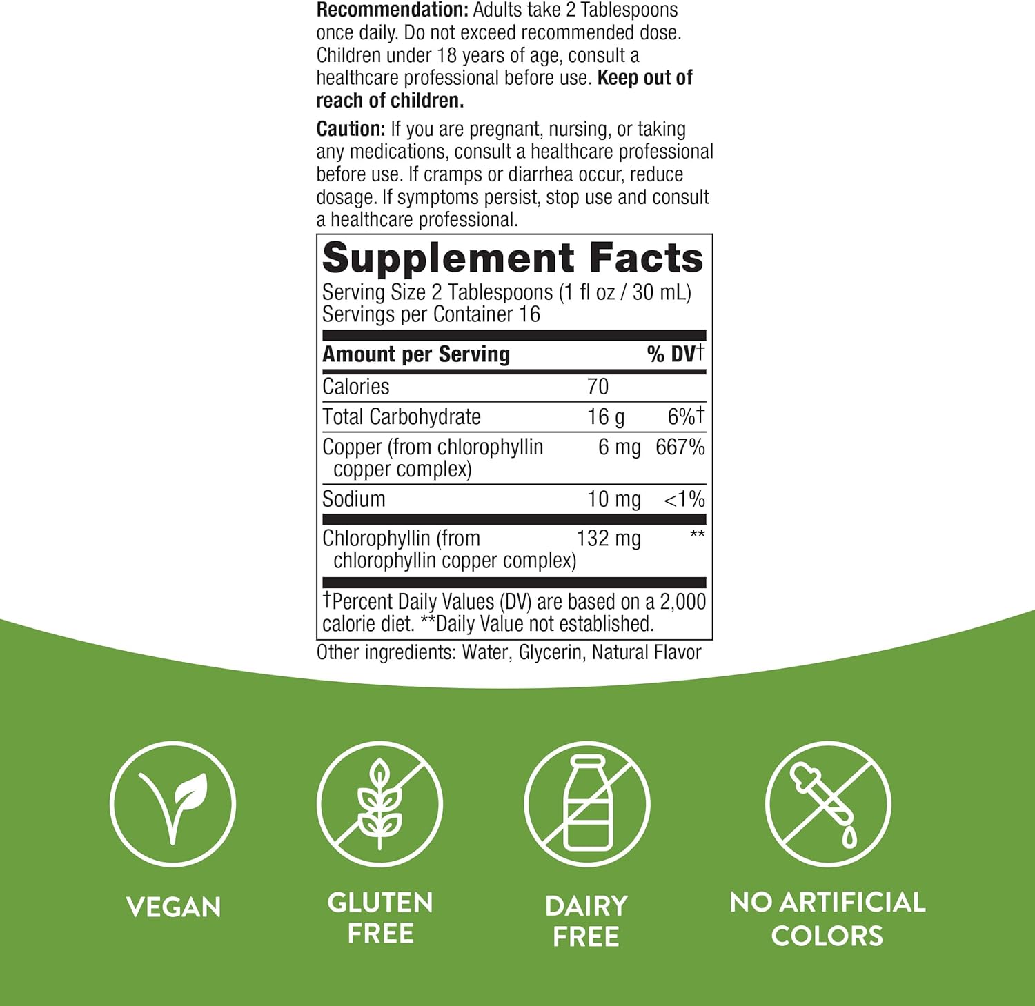 Nature's Way Chlorofresh Liquid Mint Flavored Internal Deodorant