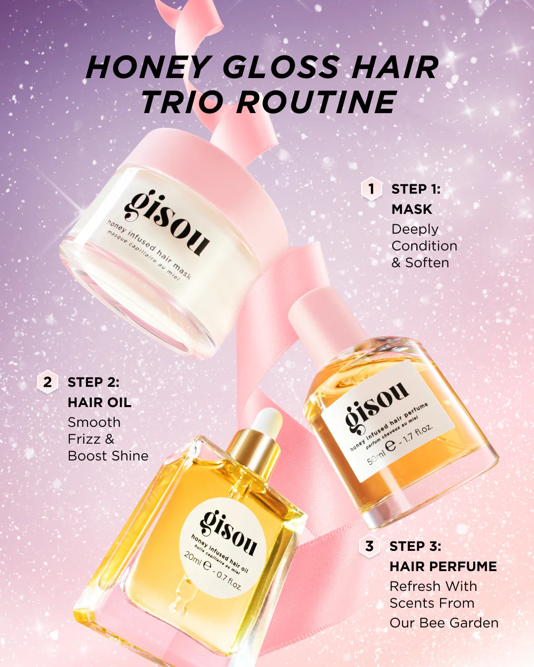 Gisou Honey Glow Hair Trio