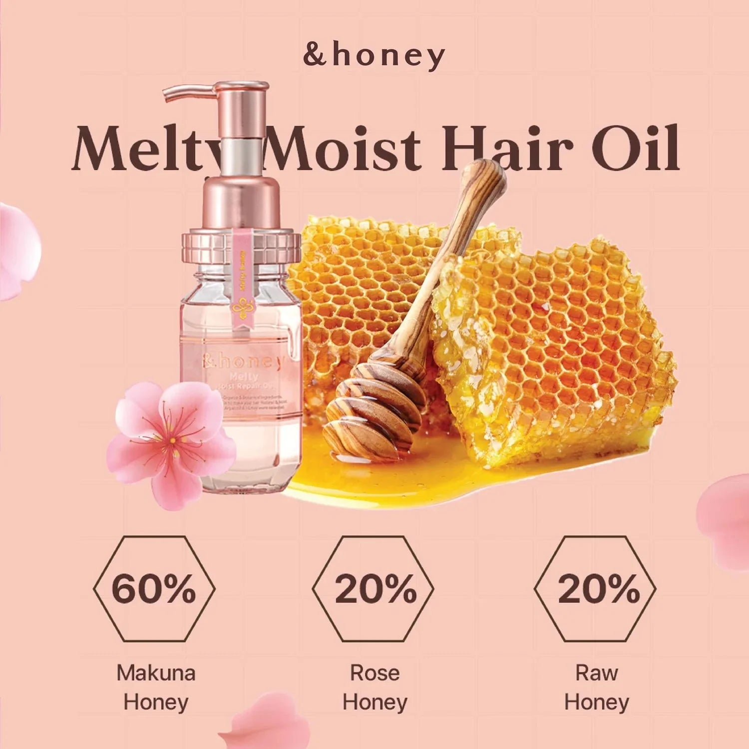 &honey Melty Moist Repair Hair Oil