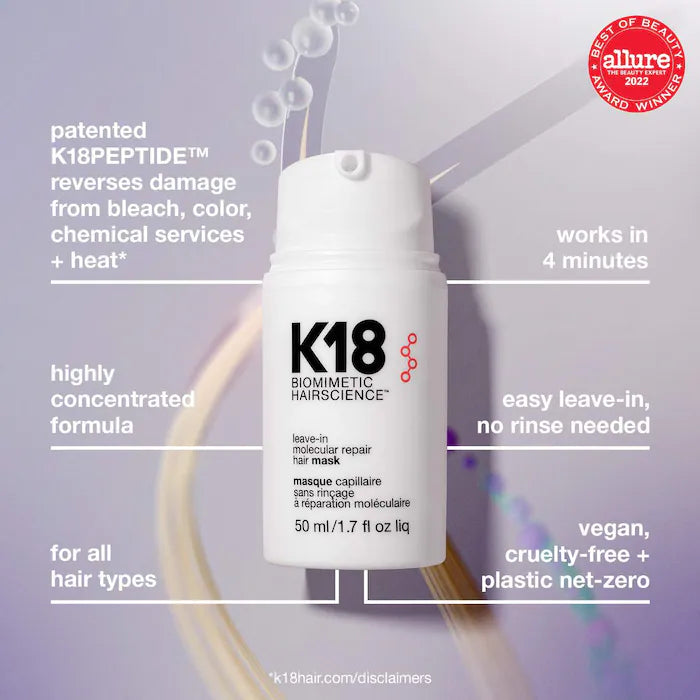 K18 Leave-In Molecular Repair Hair Mask