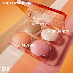 SEPHORA COLLECTION Colorful Face Palette (Bronzer, Blush & Highlighter Palette)