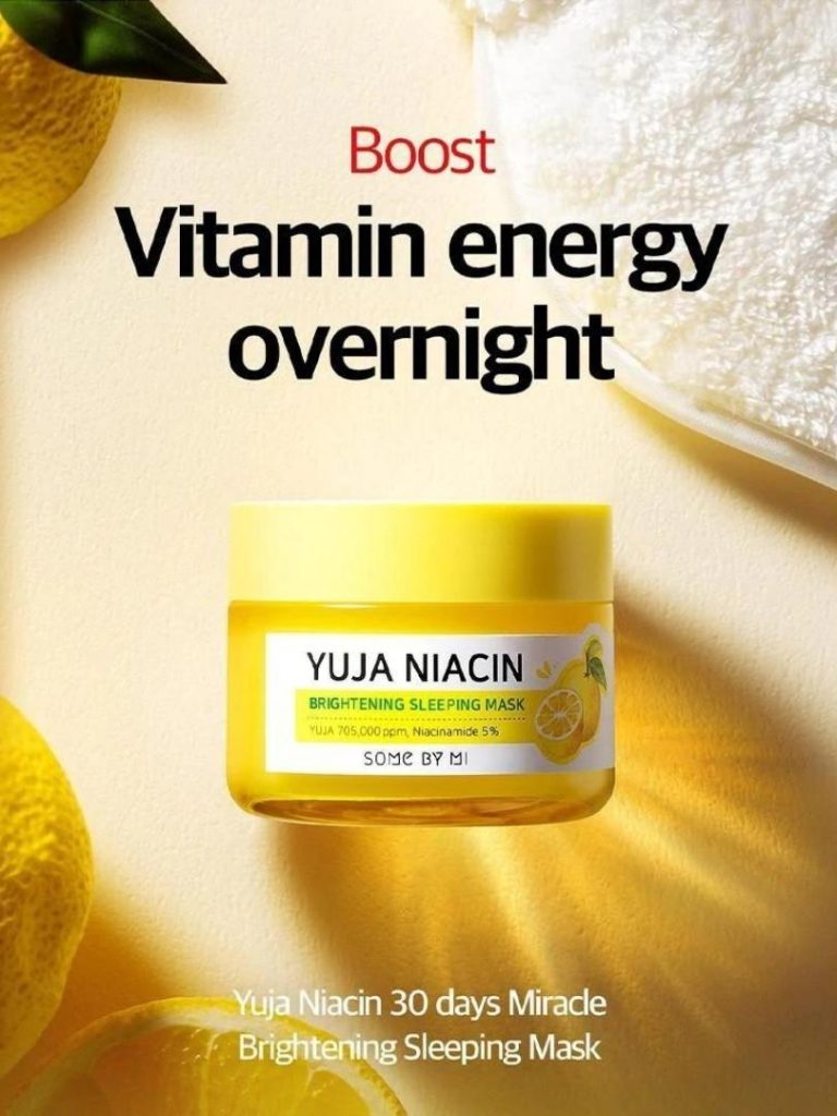 SOME BY MI Yuja Niacin Brightening Sleeping Mask